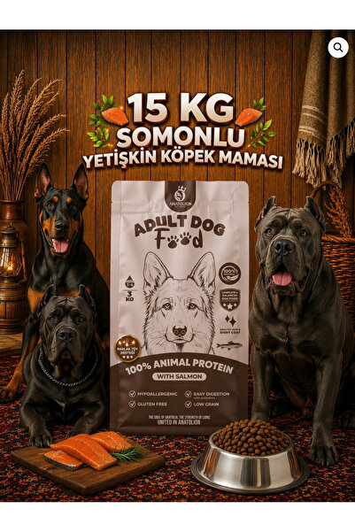 Anatolion Pet Foods Anatolion Somonlu Premium Yetişkin Köpek Maması 15 Kg