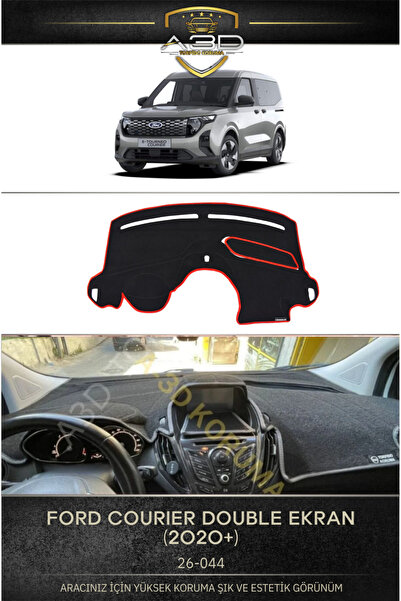 A3D TORPİDO KORUMA Ford COURİER Double Ekran (2020+) Ön Gögüs Panel Torpido K...