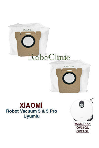 Roboclinic Συμβατή ανταλλακτική τσάντα σκόνης για την ηλεκτρική σκούπα Xiaomi...
