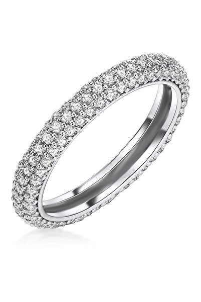 Lulu & Jane Modeschmuckring Ring Zirkonia weiß