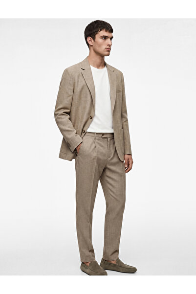 Koton Μακρυμάνικο Με μείγμα βισκόζης Με τσέπες Μπουφάν με κουμπιά και μονό γι...