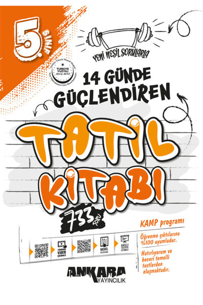Ankara Yayıncılık 5. Sınıf 14 Günde Güçlendiren Tatil Kitabı