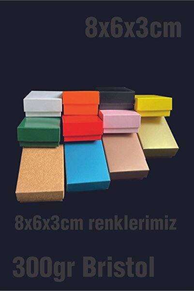 Örün Matbaa Saf Beyaz Renk 863 Süngerli Takı Kutusu Kolye, Bileklik, Mini Set Kutusu 25 Adet Demonte Sevk