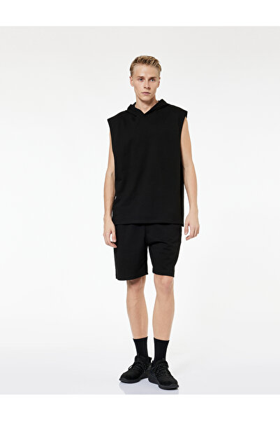 Koton Beli Lace-Up Pocket Detailed Short Sports Shorts