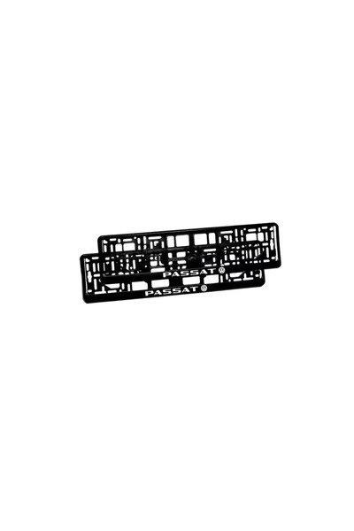 OEM Set 2 suporturi numar inmatriculare personalizat-Passat