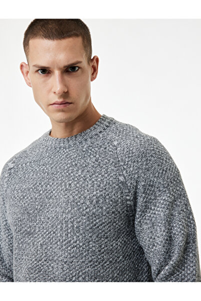 Koton Regular Fit Long Sleeve Basic Crew Neck Knit Sweater