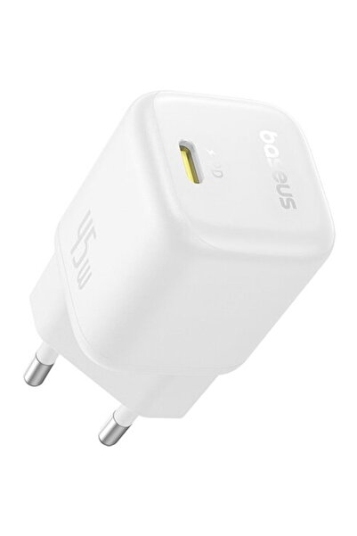 Baseus Incarcator retea PicoGo GaN, Quick Charge 45W, 1 x USB Type-C 5V/3.0A,...