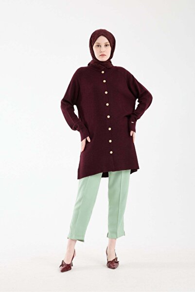 Invee Yumoş knitwear cardigan bordo