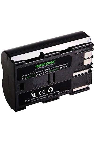 Patona Acumulator Premium BP-511 BP-512 1600mAh compatibil Canon 5D 50D 40D 3...