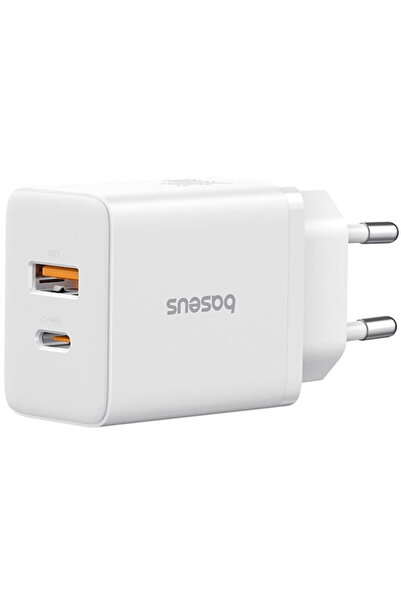 Baseus Incarcator USB, Type-C, Fast Charge 30W - (P10111404213-00) - Moon White