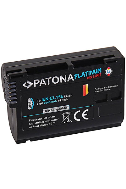 Patona Acumulator 2040mAh compatibil Nikon EN-EL15B Platinum 1302C