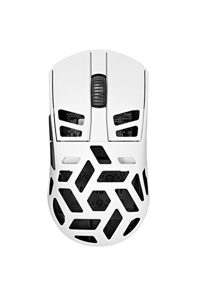 LORGAR Mouse Gaming Wireless MSE90W, Optic, 26000 DPI, Alb