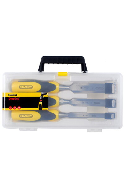 Stanley 2-16-883, set de 3 dalti dynagrip pentru lemn, 12/18/25 mm