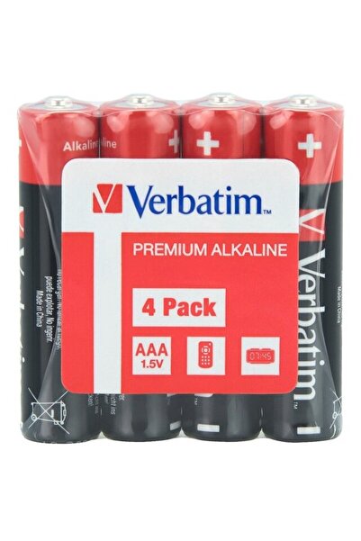Verbatim BATERIE AAA (R3), 1.5V alcalina, 4 buc., shrink wrap "49500"