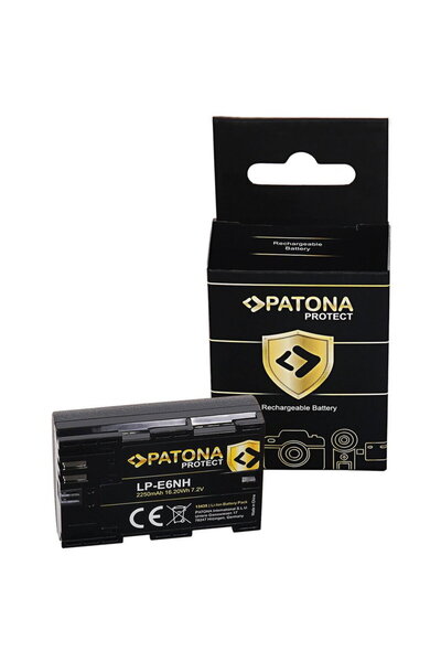 Patona Acumulator Protect LP-E6NH 2250mAh compatibil Canon EOS 5D 6D 7D 80D -...