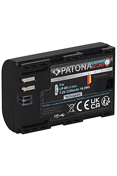Patona Acumulator Protect LP-E6 2250mAh compatibil Canon EOS 5D Mark II III I...