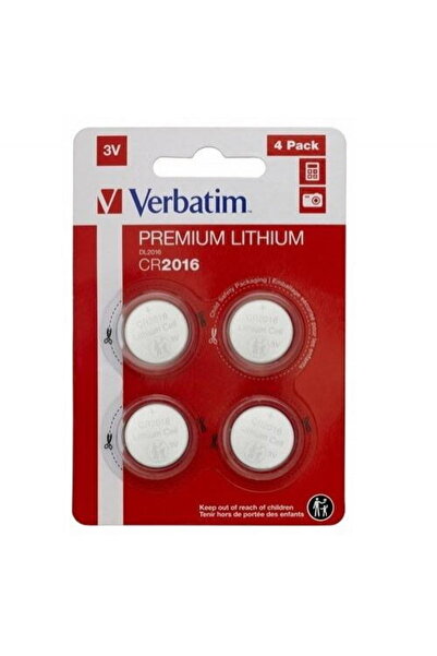 Verbatim Baterii Verbatim, Lithium, CR2016, 3V, 4buc, 49531
