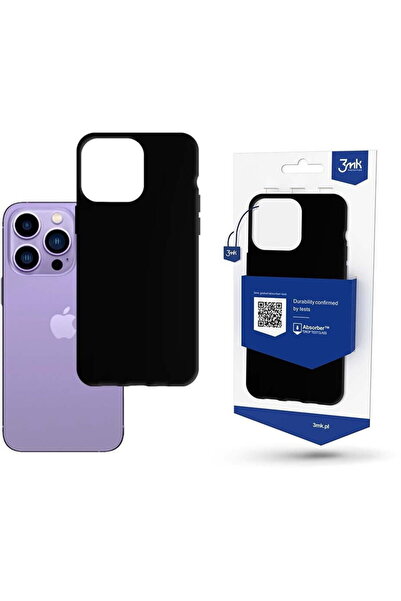 3MK Husa telefon, 3mk, Polimer, Compatibil cu Apple iPhone 14 Pro, Negru