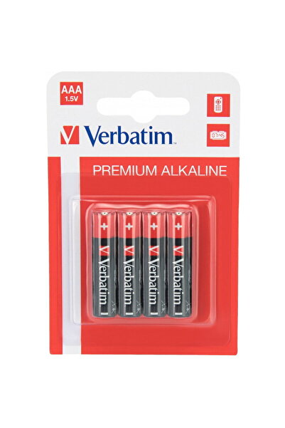 Verbatim Verbatim, alkaline, aaa, 4 pieces, 49920