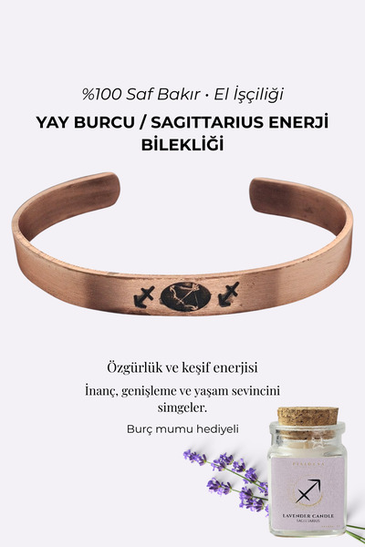 Pisidesa Zodiac Energy Bracelet - 100% Pure Copper Handcrafted, Women & Men, ...