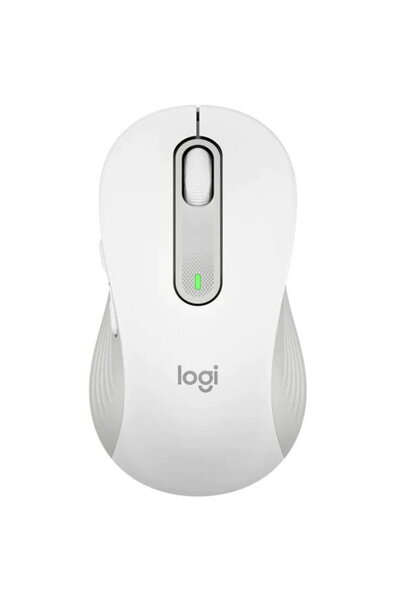 logitech Mouse M650 L Silent, Bluetooth, Wireless, Receptor USB Bolt, Alb