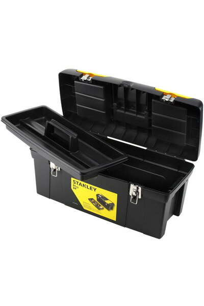 Stanley 1-92-067, cutie de depozitare 24" cu inchizatoare metalica, 2 organiz...