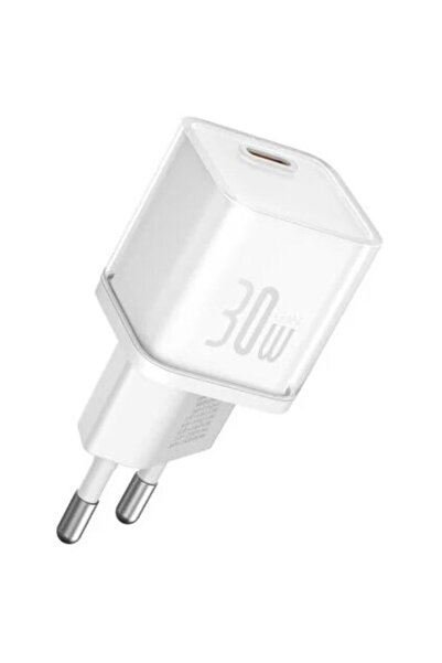 Baseus GaN5S mains charger, Quick Charge 30W, 1 x USB Type-C, white