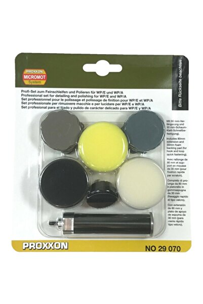 Proxxon Set profesional pentru slefuire si lustruire, 29070