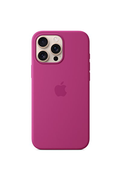 Apple iPhone 16 Pro Max Silicone Case with MagSafe - Fuchsia (Seasonal)