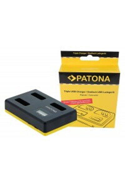 Patona Încărcător triplu USB pentru Canon NB-13L PowerShot G5 X G5X G7 X G7 X...