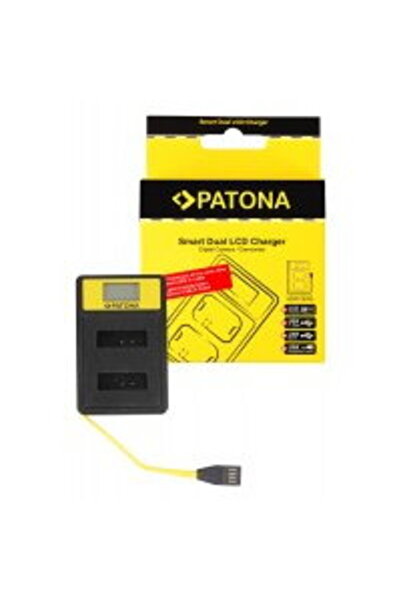 Patona Încărcător USB Inteligent Dual LCD Pentru Canon NB-13L PowerShot G5 X ...