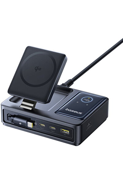 Baseus Statie de incarcare Nomos 5in1 Desktop Charger Qi2, 140W, Wireless Dis...