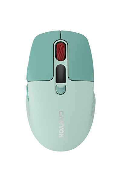 CANYON Mouse optic MW-26 LCD Silențios, Mod Dual, Fără fir, 2400 DPI, USB, Verde