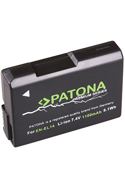 Patona Acumulator replace Premium EN-EL14 EN EL14 ENEL14 1100mAh pentru Nikon...