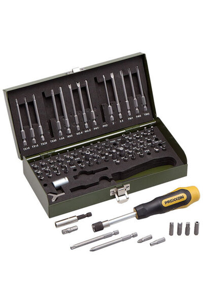 Proxxon Trusa de biti pentru suruburi de siguranta, 23107, 75 piese