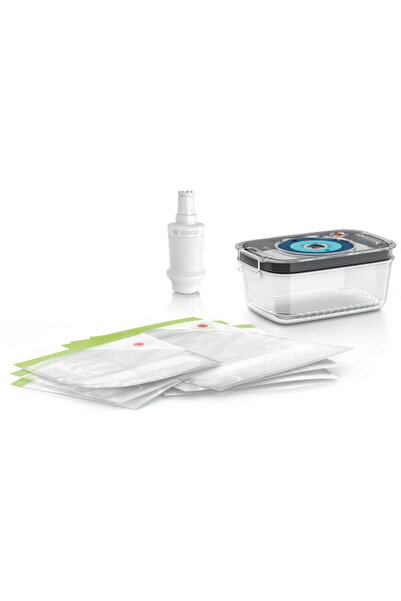 Bosch Set accesorii Vacuum MSZV1FS1 - 17006932, Pompa alba, Caserola Tritan c...