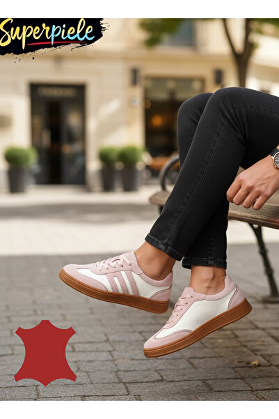 ANGEL BLUE Μοντέρνα αθλητικά παπούτσια είναι κατασκευασμένα από φυσικό δέρμα ...