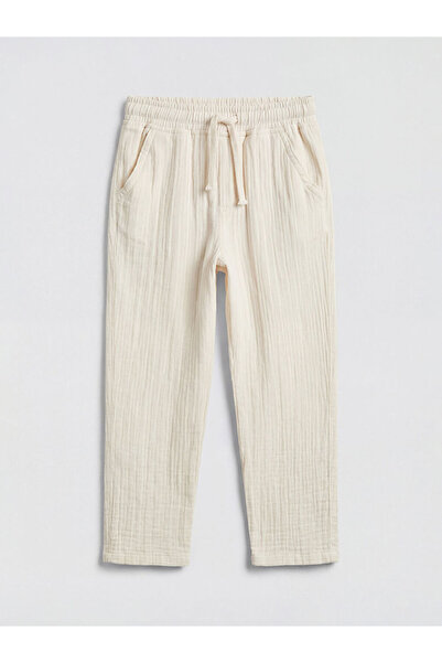LC Waikiki Beige textured pants for boys from gulis clothing