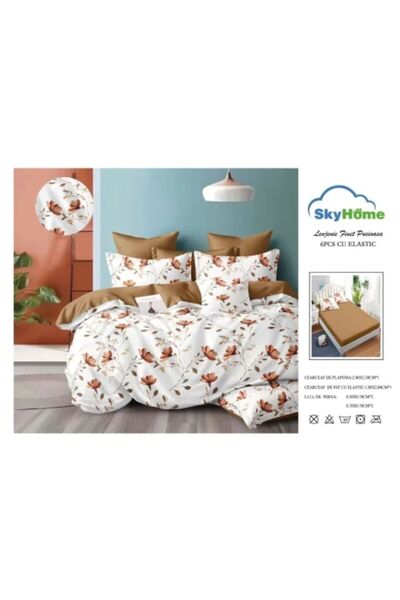 Sky Home Set Lenjerie cu Elastic 6 piese LenjerieMag