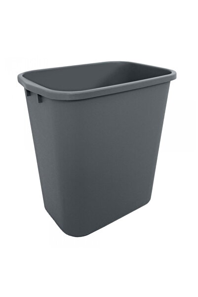 LİMPİO Waste bin B-034B, 14 liters, rectangle, plastic, gray