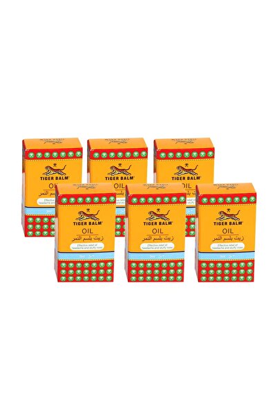 Tiger Balm Oil For Headache And Stuffy Nose 3ml (Pack of 6)
