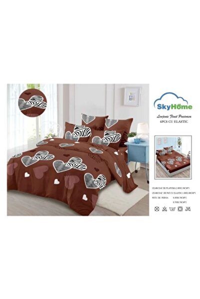 Sky Home Set Lenjerie cu Elastic 6 piese LenjerieMag