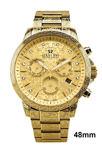 Louis XVI Mens Watch LXVI4001, Quartz, 48mm, 10ATM