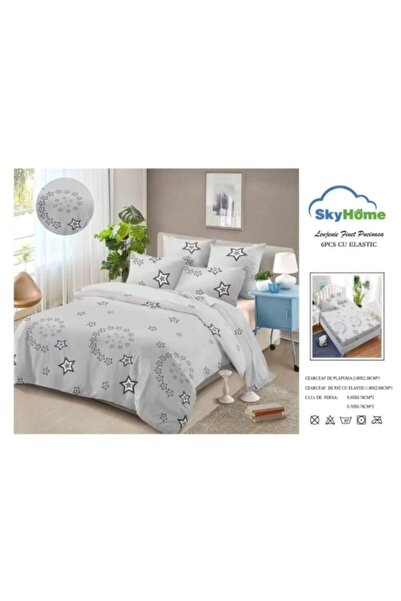 Sky Home Set Lenjerie cu Elastic 6 piese LenjerieMag