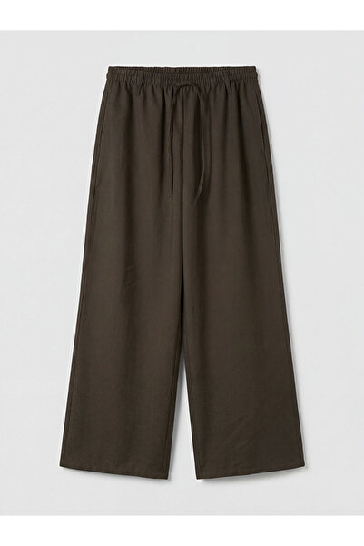 LC Waikiki Lcwaikiki Classichaki Women's Elastic Waist Trousers