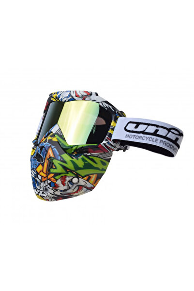Unit Ochelari motocross/atv/enduro Unit, model masca, culoare rama multicolor...