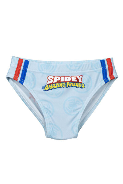 SPIDERMAN Σπάιντι Καταπληκτικοί Φίλοι Παιδικό Μαγιό Σλιπ Μπλε