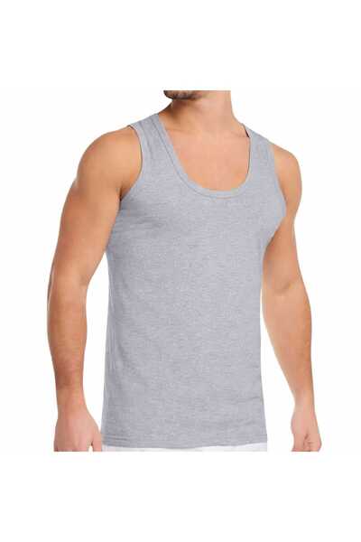 Fidan Maieu Barbați Din Bumbac %100 Set 3 Bucați, GRI