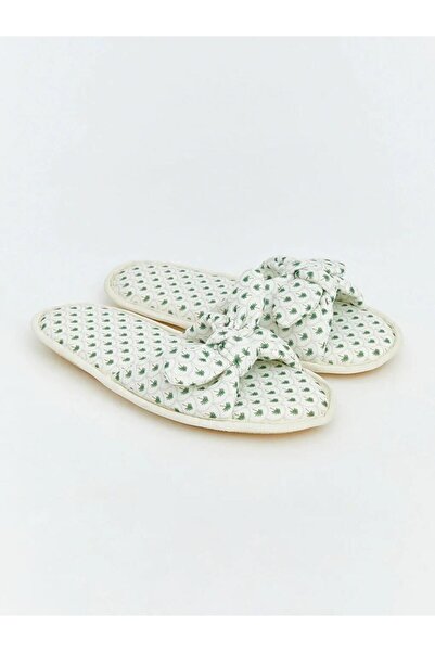 LC Waikiki Γυναικείες παντόφλες σπιτιού με διάφορα σχέδια φιόγκων (S6)
