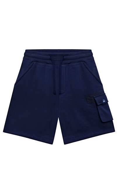 Benetton Αγορίστικο σορτς με τσέπες cargo, για ηλικίες 4-14 ετών, σε μπλε ναυ...